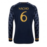 Camiseta Real Madrid Nacho #6 Segunda Equipación Replica 2023-24 mangas largas